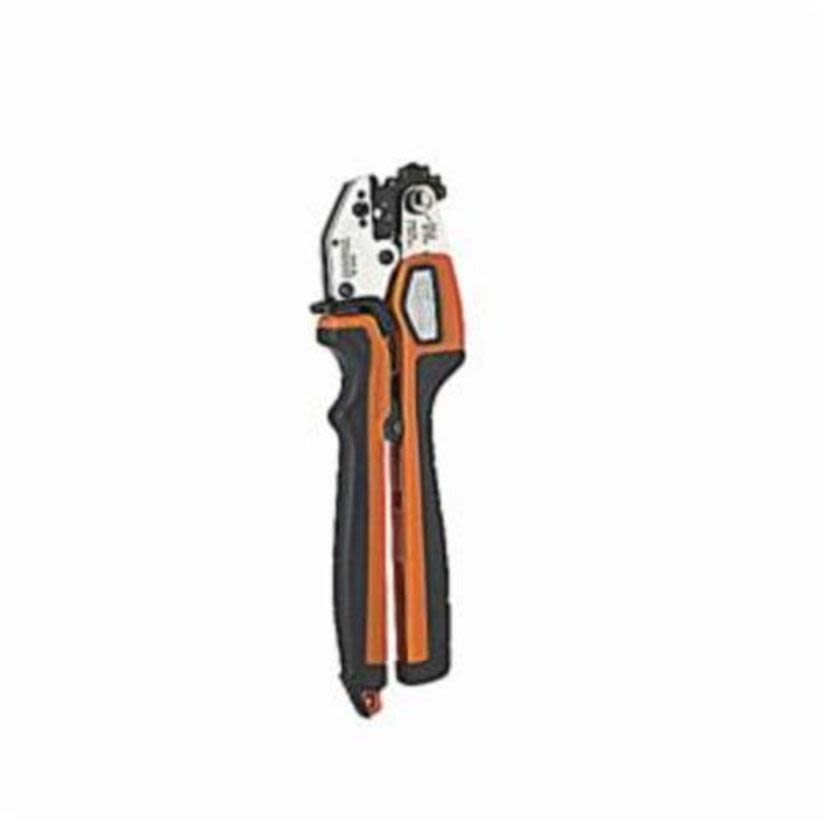 Color-Keyed TBM45S Manual Crimping Tool, 8 to 2 AWG, 10 to 6 AWG Cable/Wire